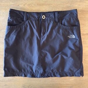 The‎ North Face Black Lined Performance Skort-Size 6-Stretch Built In Shorts